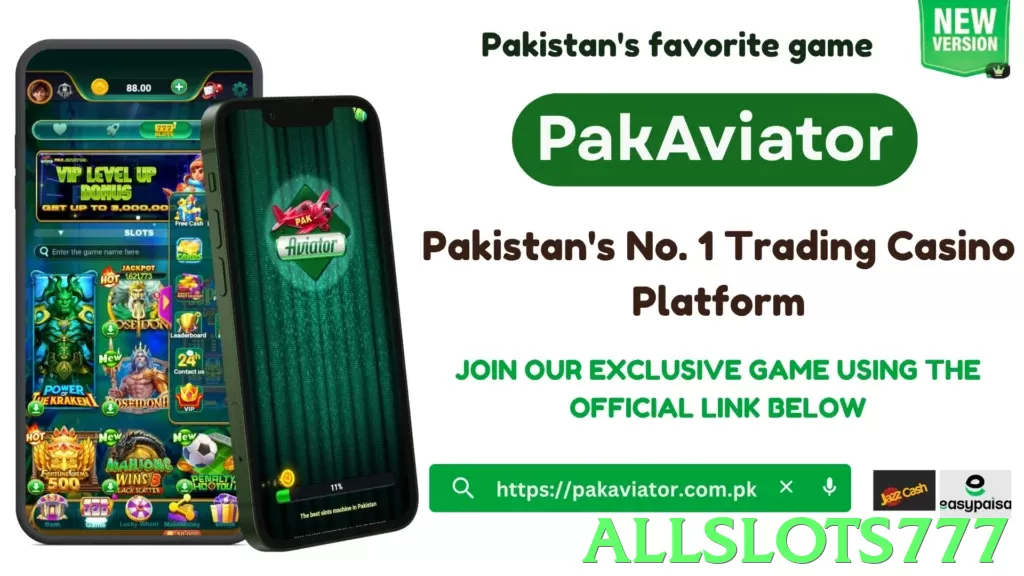 Allslots777 game app for Pakistan players - 2