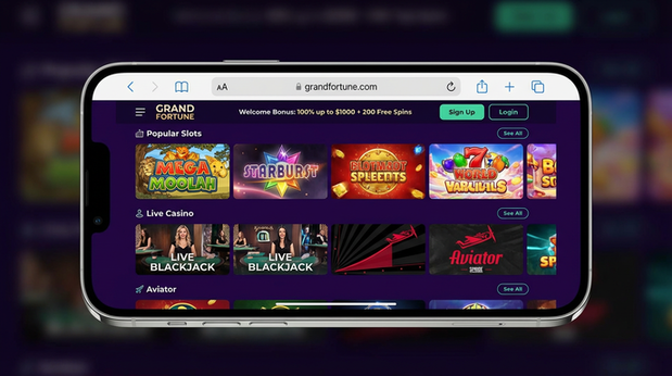 Main screen of Allslots777 ios page for PK players - 4